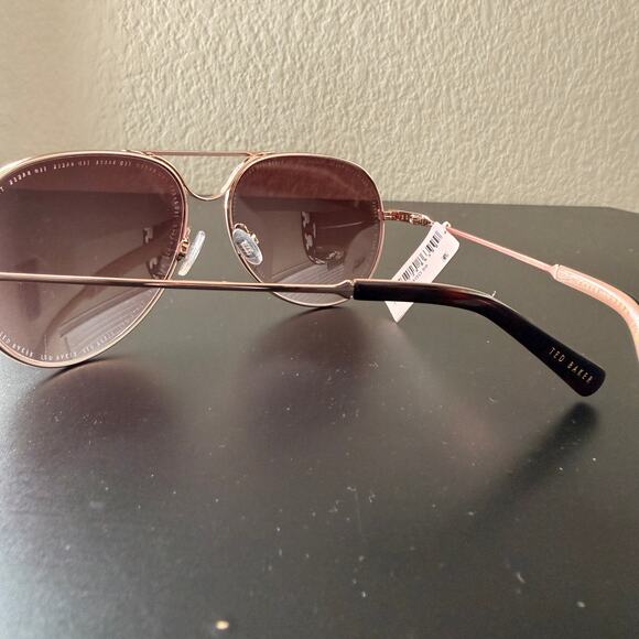 Ted Baker S225 RGD 59- Aviators with Embossed Lenses